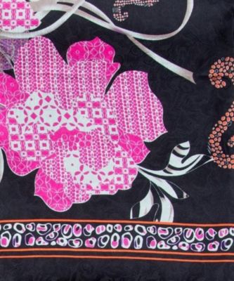 Image showing  Unisex #11 Tango Charmeuse Silk Scarf