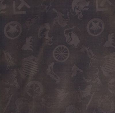 Image showing  Unisex Cowboy Logo Scarf, Charcoal
