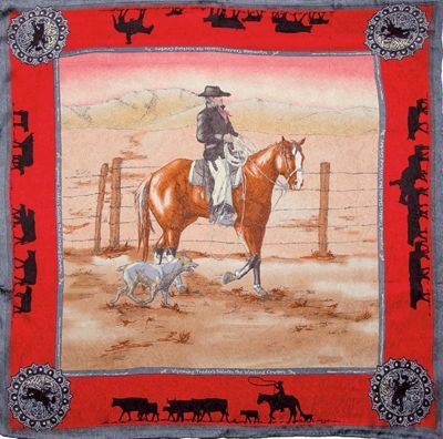 Wyoming Traders Bay Red Limited Edition Anniversary Scarf