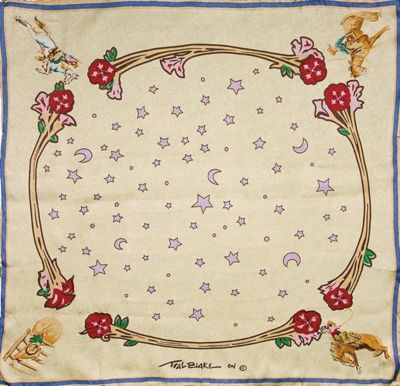 Wyoming Traders Unisex Limited Edition Rodeo Scarf, Ivory