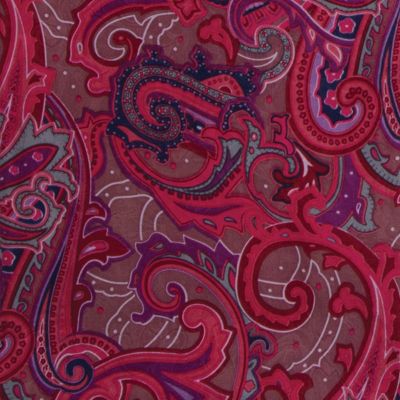 Wyoming Traders Unisex Paisley Silk Scarf, Fruit Punch
