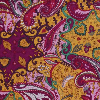 Image showing  Unisex Lemon Berry Paisley Scarf
