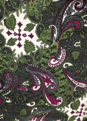 Image showing  Unisex Paisley Scarf, Watermelon