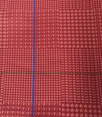 Image showing  Unisex #1 Plaid Scarf, Red