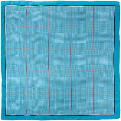 Wyoming Traders Unisex #5 Plaid Scarf, Teal