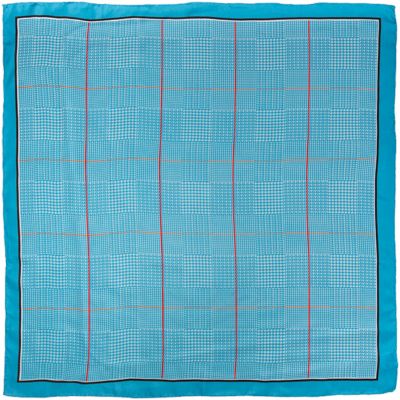 Wyoming Traders #5 Teal Plaid Scarf