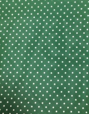 Image showing  Unisex Cowboy Polka Dot Silk Scarf, Forest