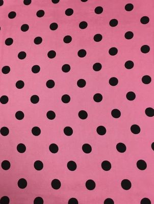 Wyoming Traders Pink Cowboy Polka Dot Silk Scarf