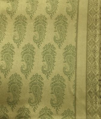 Image showing  Unisex #3 Satin Silk Scarf, Sage