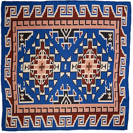 Wyoming Traders #11 Royal/Bronze Southwest Scarf