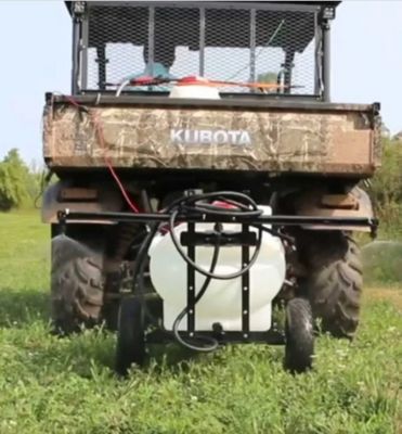 Image showing  25 gal. 1-Nozzle 12V Tow-Behind ATV Sprayer, Mixes On Exit (M.O.E.)