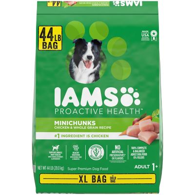 Iams MiniChunks Adult Small Kibble Chicken and Whole Grain Recipe Dry Dog Food