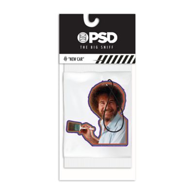 PSD Underwear Bob Ross Brush Air Freshener, New Car Scent, Lasts 2-4 Weeks