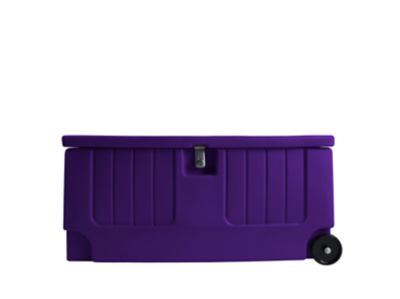 Image showing  Tack Trunk with Wheel Assembly, Purple