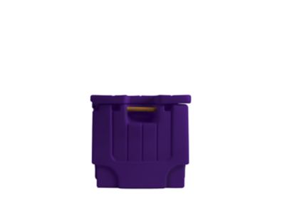 Image showing  Tack Trunk with Wheel Assembly, Purple