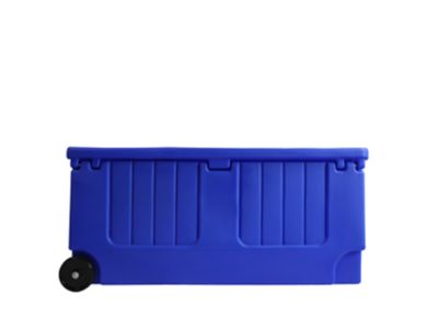 Image showing  Tack Trunk with Wheel Assembly, Blue