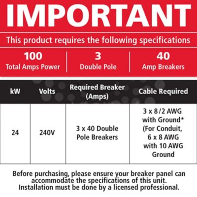 Image showing  24 kW Electric Tankless Water Heater