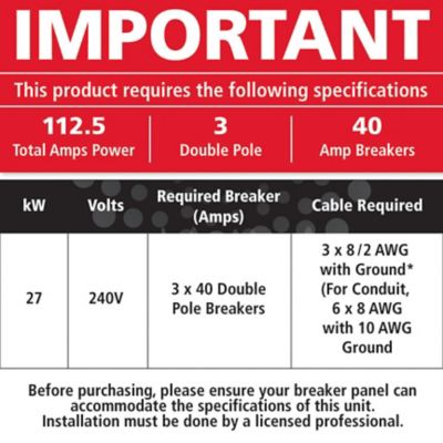 Image showing  27 kW Electric Tankless Water Heater