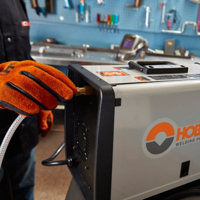 Image showing  120V/25-130A Handler 125 Wire Feed Welder, 19.4 in. x 10 in. x 13.5 in., 57.5 lb., 24 Gauge- 3/16 in. Thick
