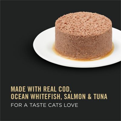 Image showing  Adult 7+ Senior Seafood Favorites Variety Pack Wet Cat Food, 3 oz., 12 cans