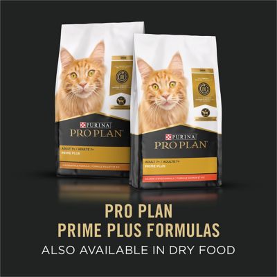 Image showing 7 th Purina Pro Plan Adult 7+ Senior Seafood Favorites Variety Pack Wet Cat Food, 3 oz., 12 cans