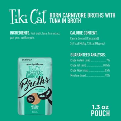 Image showing  Tuna Broth Wet Cat Food, 1.3 oz. Pouch