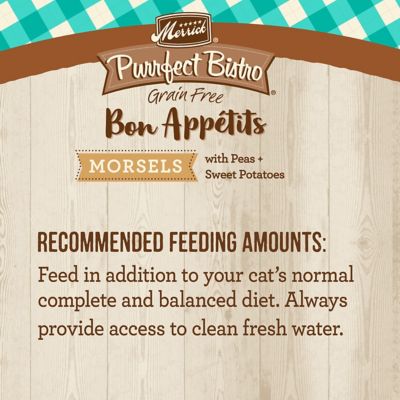 Image showing  Purrfect Bistro Bon Appetits Wet Cat Food Salmon Recipe Morsels in Gravy, 3 oz.