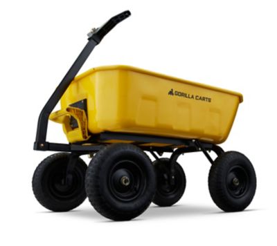 Image showing  8 cu. ft. 1,200 lb. Capacity Steel Dump Cart