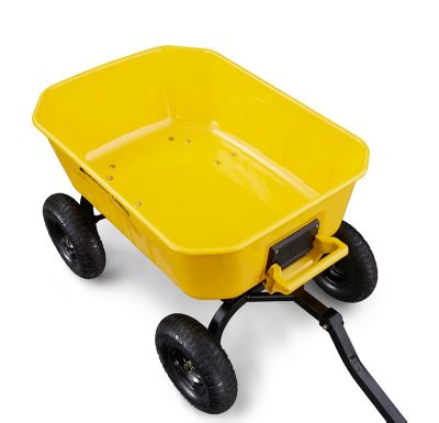 Image showing 5 th Gorilla Carts 8 cu. ft. 1,200 lb. Capacity Steel Dump Cart