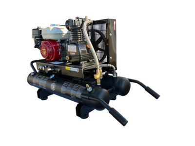 Image showing  5.5 hp 10 gal. Honda Wheelbarrow Air Compressor