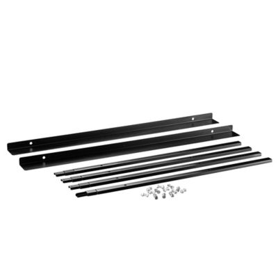 Image showing  Rust-Resistant Steel Stackable Rabbit Cage Frame Kit, 30 in. x 30 in./36 in. x 30 in., Black