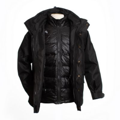 Image showing 5 th Wyoming Traders Men's 3-System Down Coat/3-in 1 Oxford Parka