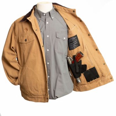 Wyoming Traders Men's Chisum Concealed Carry Canvas Jacket