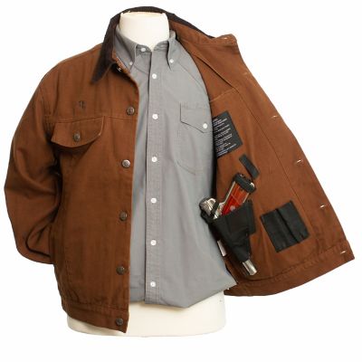 Image showing 3 th Wyoming Traders Men's Chisum Concealed Carry Canvas Jacket