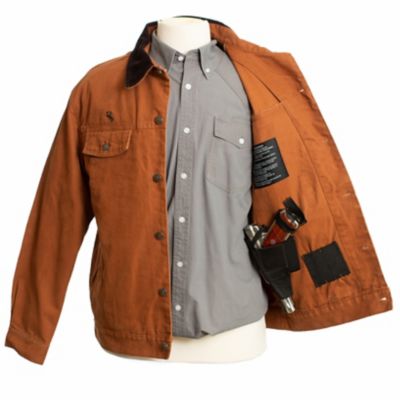 Image showing 2 th Wyoming Traders Men's Chisum Concealed Carry Canvas Jacket