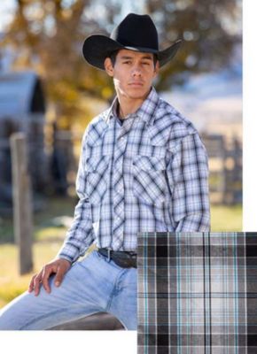 Image showing 1 th Wyoming Traders Men's #5 Western Plaid Shirt