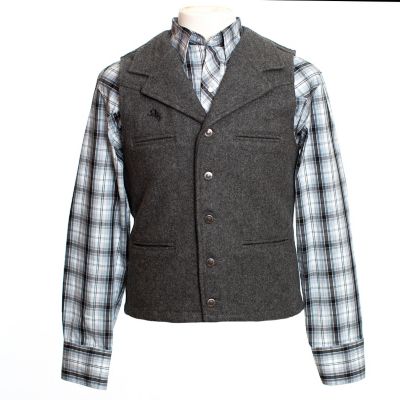 Wyoming Traders Men's Buckaroo Wool Vest