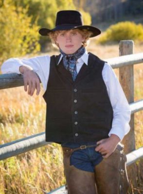 Image showing  Men's Buffalo Leather Vest