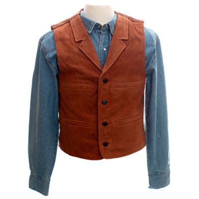 Image showing 0 th Wyoming Traders Men's Buffalo Leather Vest