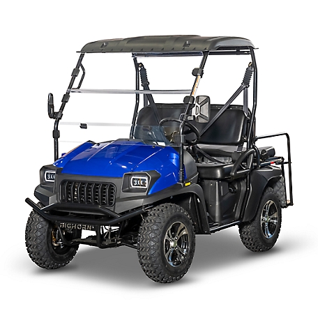 Bighorn Homestead 200 2-Speed Gas Golf Cart / UTV, Blue