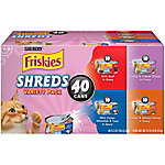 Friskies Adult Beef, Turkey, Chicken and Fish Shreds Wet Cat Food Variety Pack, 5.5 oz. Can, Pack of 40 Price pending