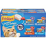 Friskies Ocean Delight Adult Flaked Ocean Fish, Chicken and Tuna Wet Cat Food Variety Pack, 5.5 oz. Can, Pack of 40 Price pending