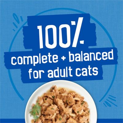 Image showing 9 th Purina Friskies Ocean Delight Adult Flaked Ocean Fish, Chicken and Tuna Wet Cat Food Variety pk., 5.5 oz., 40 pk.,Cans