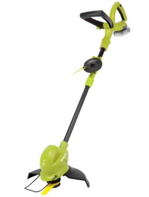 Image showing 9 th Sun Joe iON+ SharperBlade 10 in. 24V Straight Shaft Cordless Lawn Trimmer, Battery and Charger Included