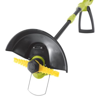 Image showing 11 th Sun Joe iON+ SharperBlade 10 in. 24V Straight Shaft Cordless Lawn Trimmer, Battery and Charger Included