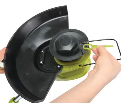 Image showing 14 th Sun Joe iON+ SharperBlade 10 in. 24V Straight Shaft Cordless Lawn Trimmer, Battery and Charger Included