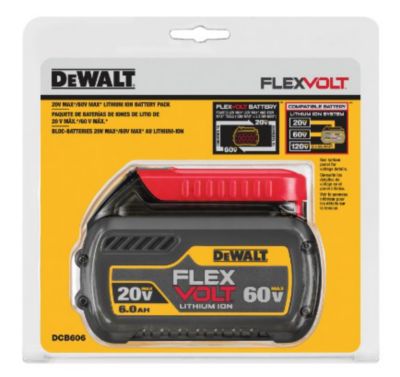 Image showing  20V/60V Max 6.0 Ah FlexVolt Lithium-Ion Power Tool Battery Pack