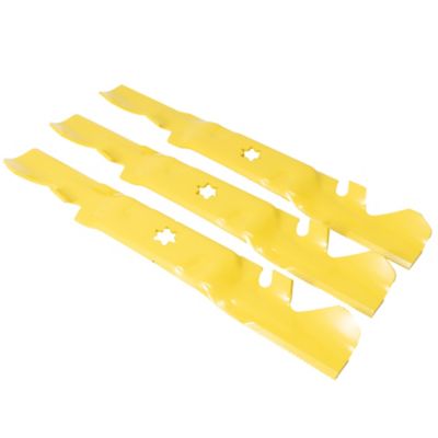 Image showing 5 th Cub Cadet 50 in. 2-in-1 Xtreme Mulching Lawn Mower Blades for Cub Cadet Mowers, 3-Pack