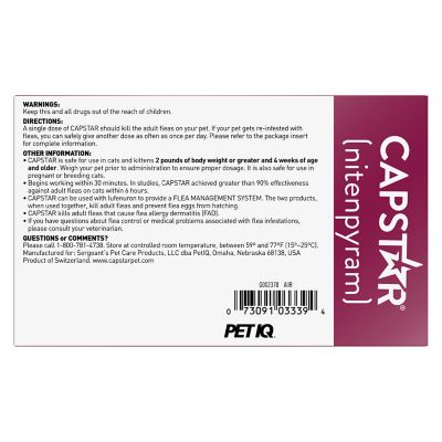 Image showing  Flea Treatment Tablets for Cats, 6 ct.