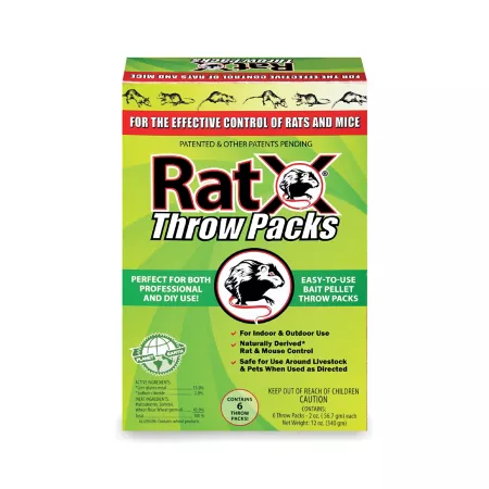 RatX 12 oz Non-toxic anti-rodent packs effective against all species of rats and mice Animal & Rodent Bait